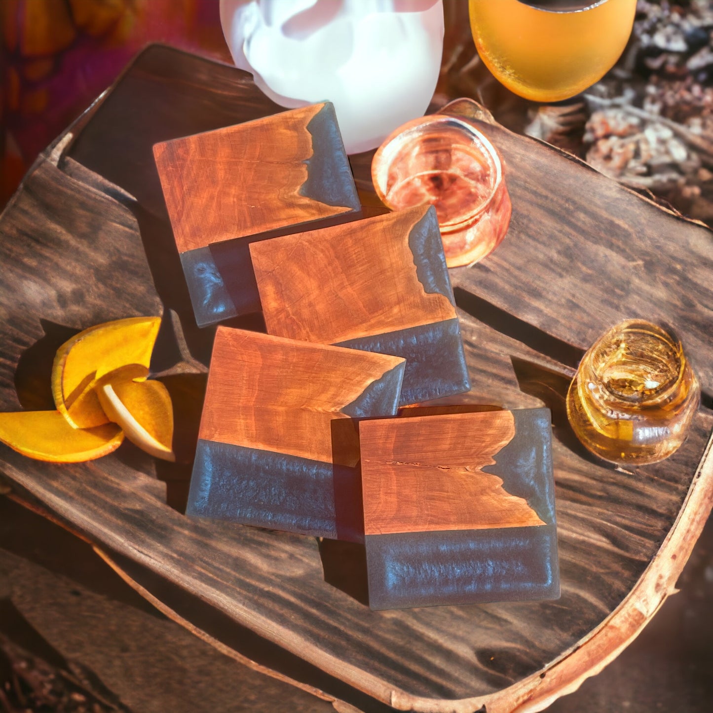 Handcrafted Lychee Coasters
