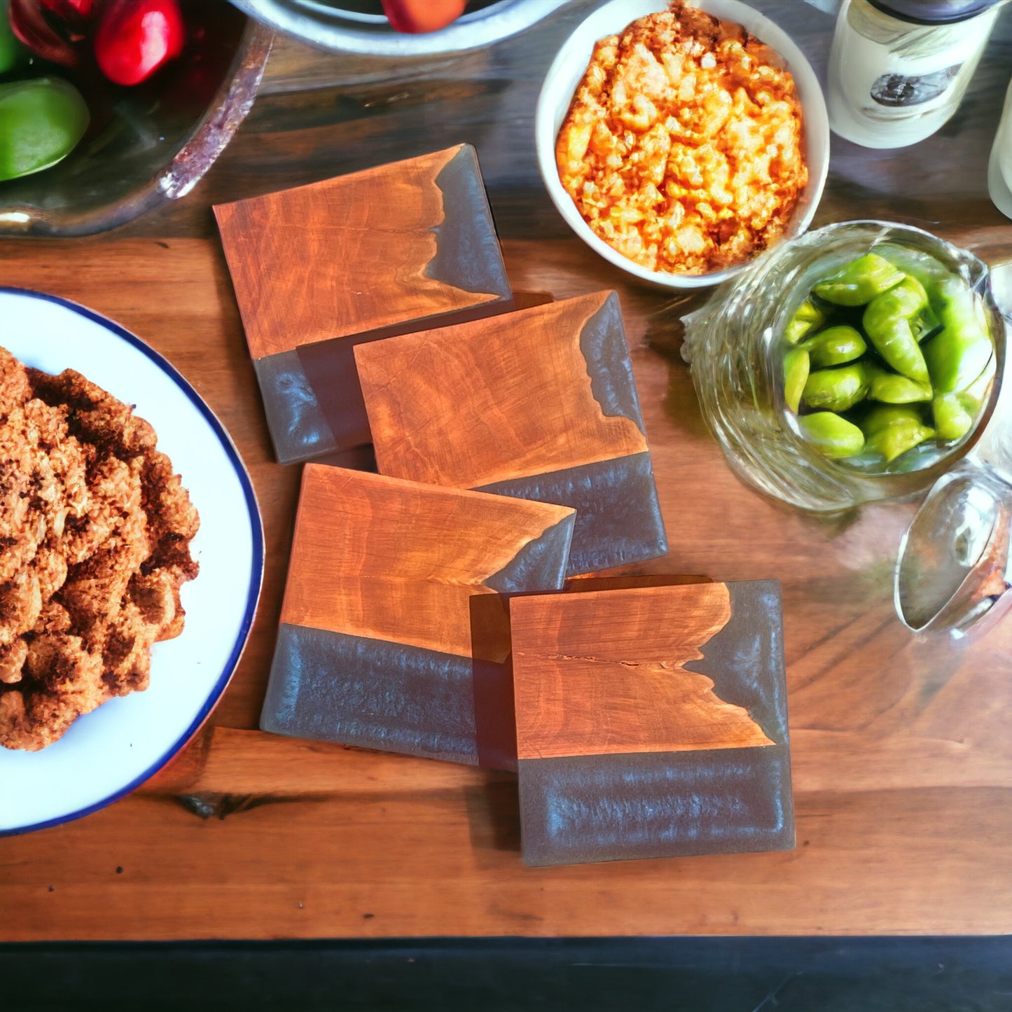 Handcrafted Lychee Coasters