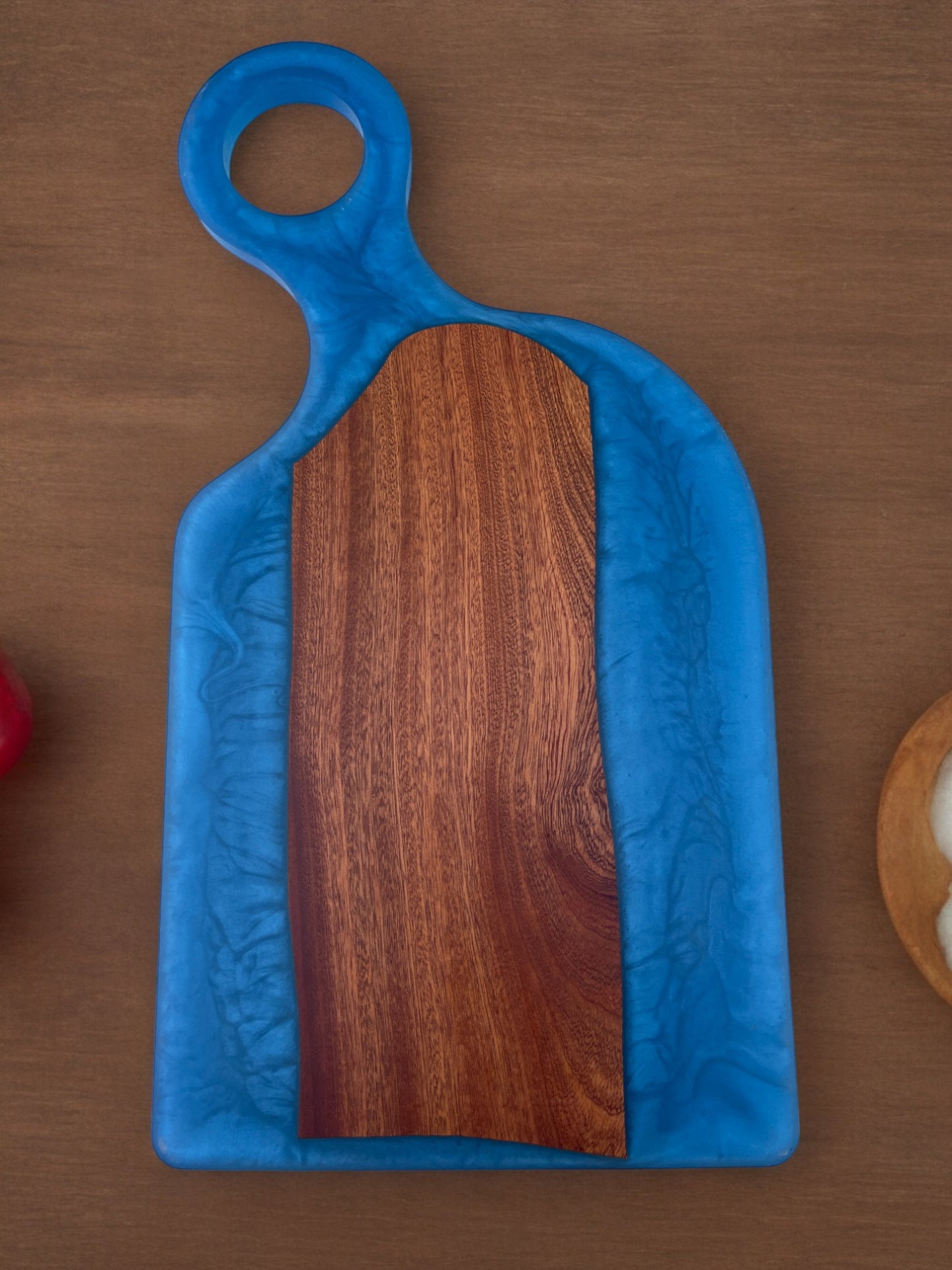 Handcrafted Charcuterie/Cutting Board - African Sapele Wood