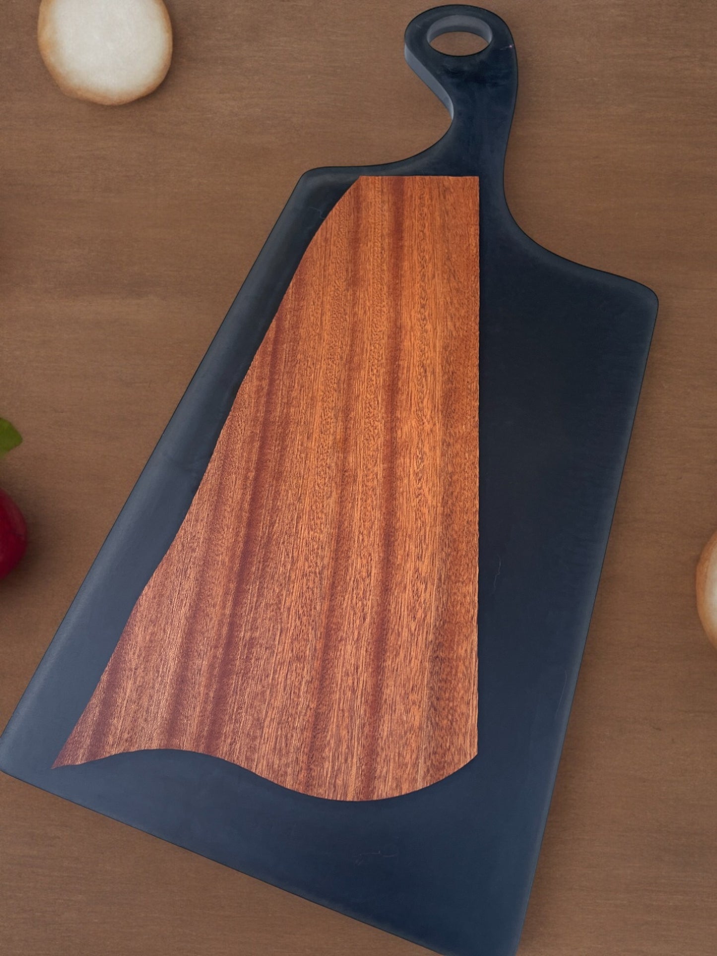 Handcrafted Charcuterie/Cutting Board - African Sapele Wood