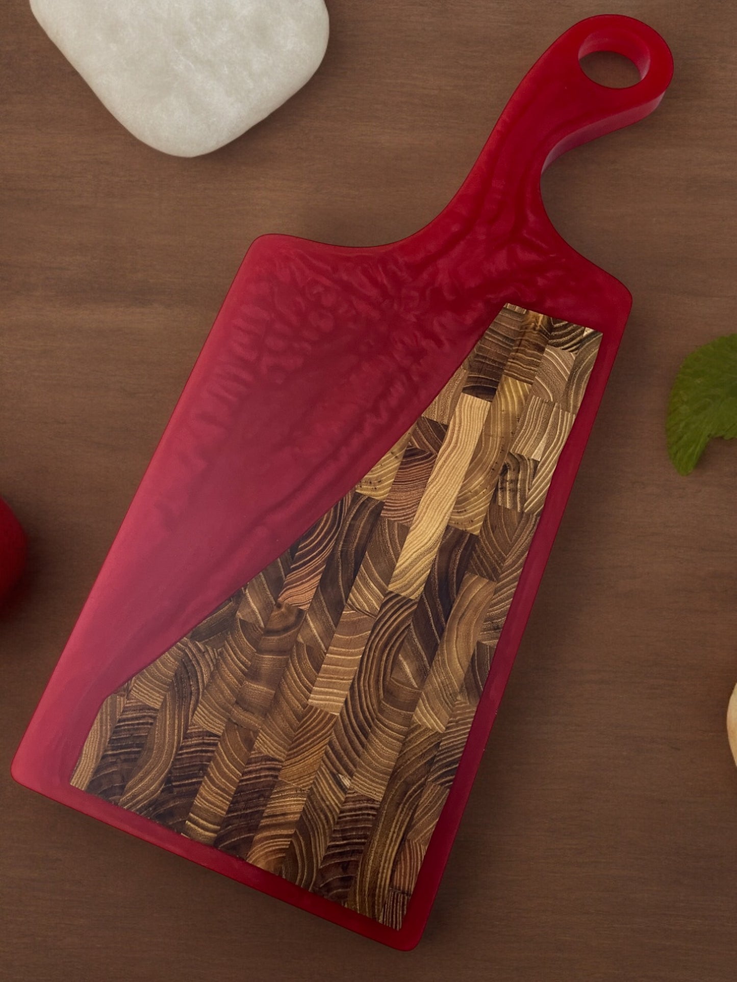 Handcrafted Charcuterie/Cutting Board - Teak Wood