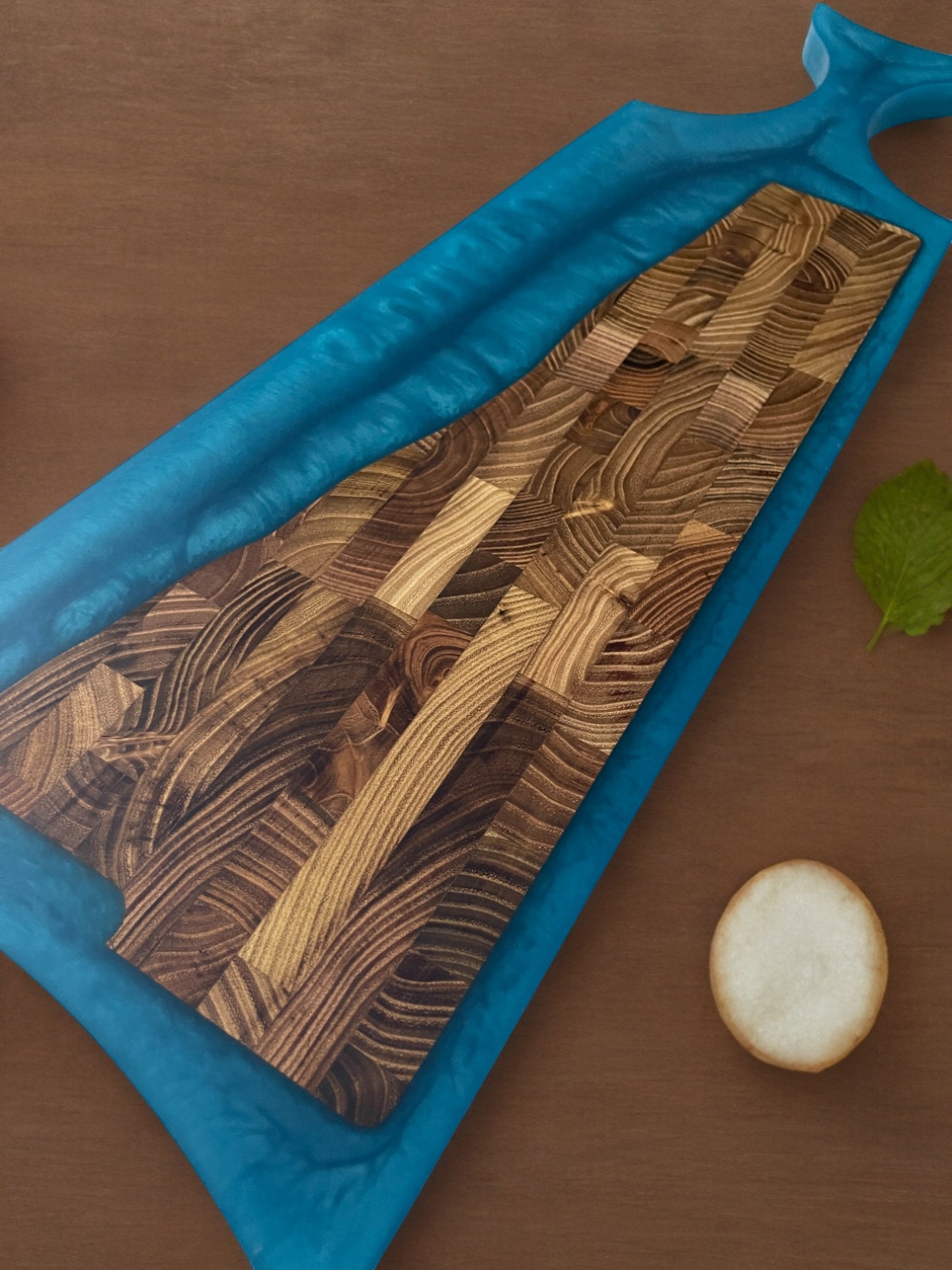 Handcrafted Charcuterie/Cutting Board - Teak Wood