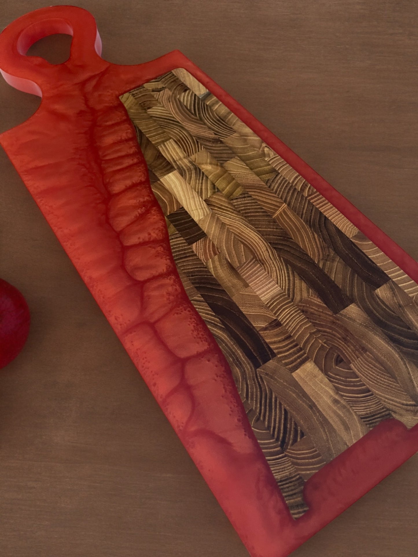Handcrafted Charcuterie/Cutting Board - Teak Wood