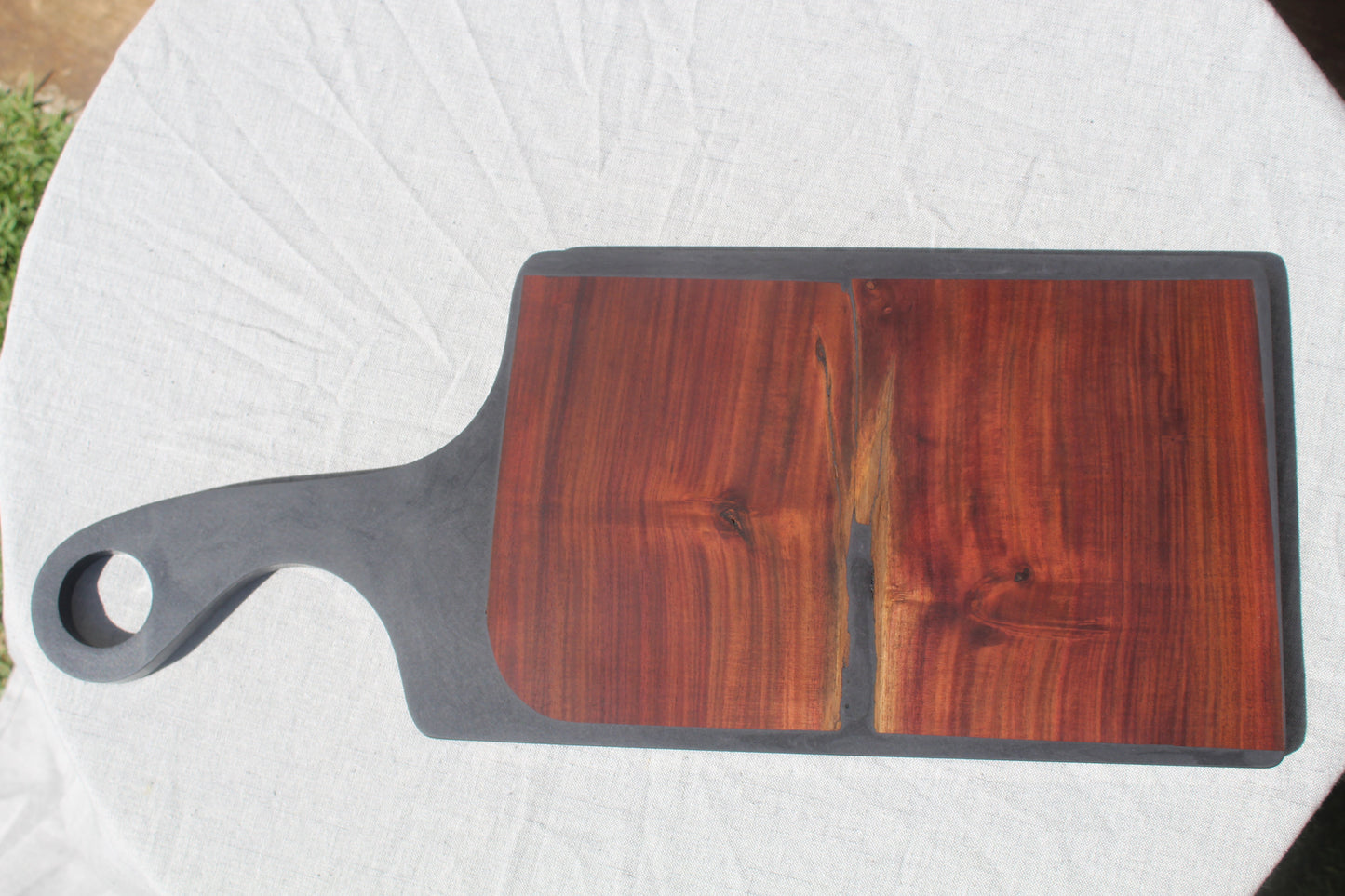 Handcrafted Charcuterie/Cutting Board - Hawaiian Milo Wood