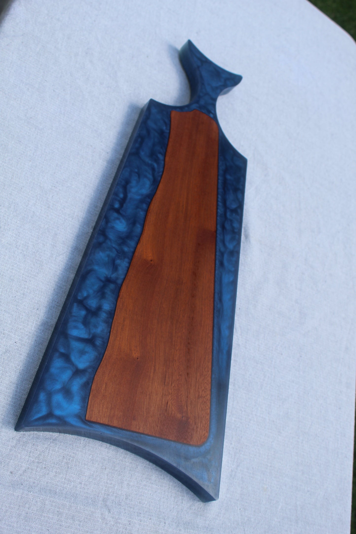 Handcrafted Charcuterie/Cutting Board - African Sapele Wood