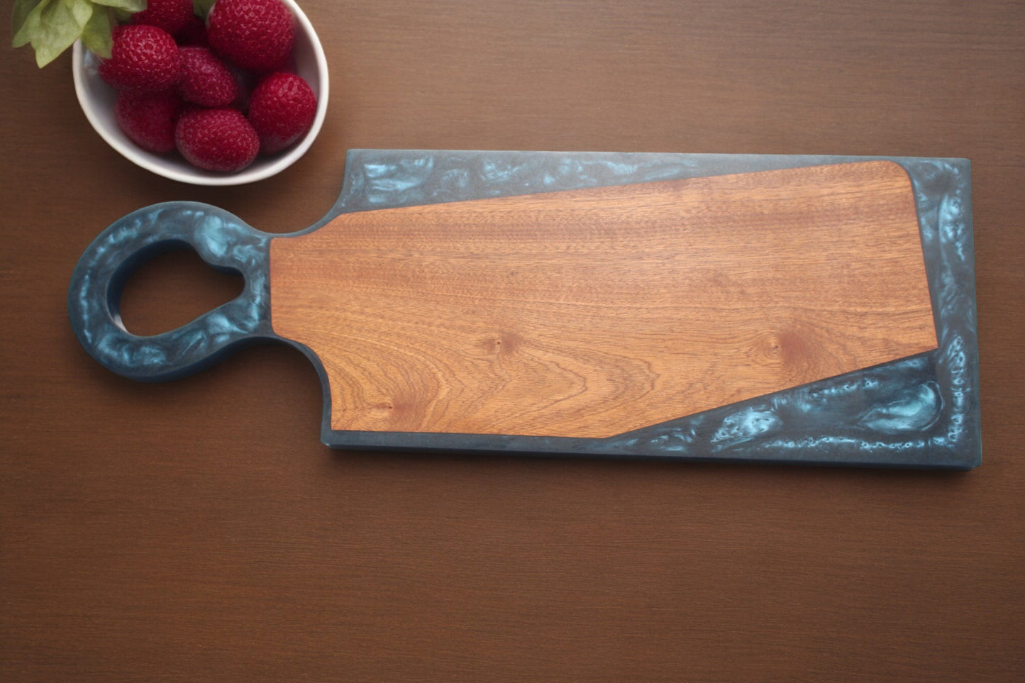 Handcrafted Charcuterie/Cutting Board - African Sapele Wood