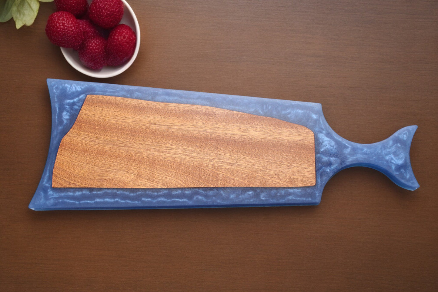 Handcrafted Charcuterie/Cutting Board - African Sapele Wood