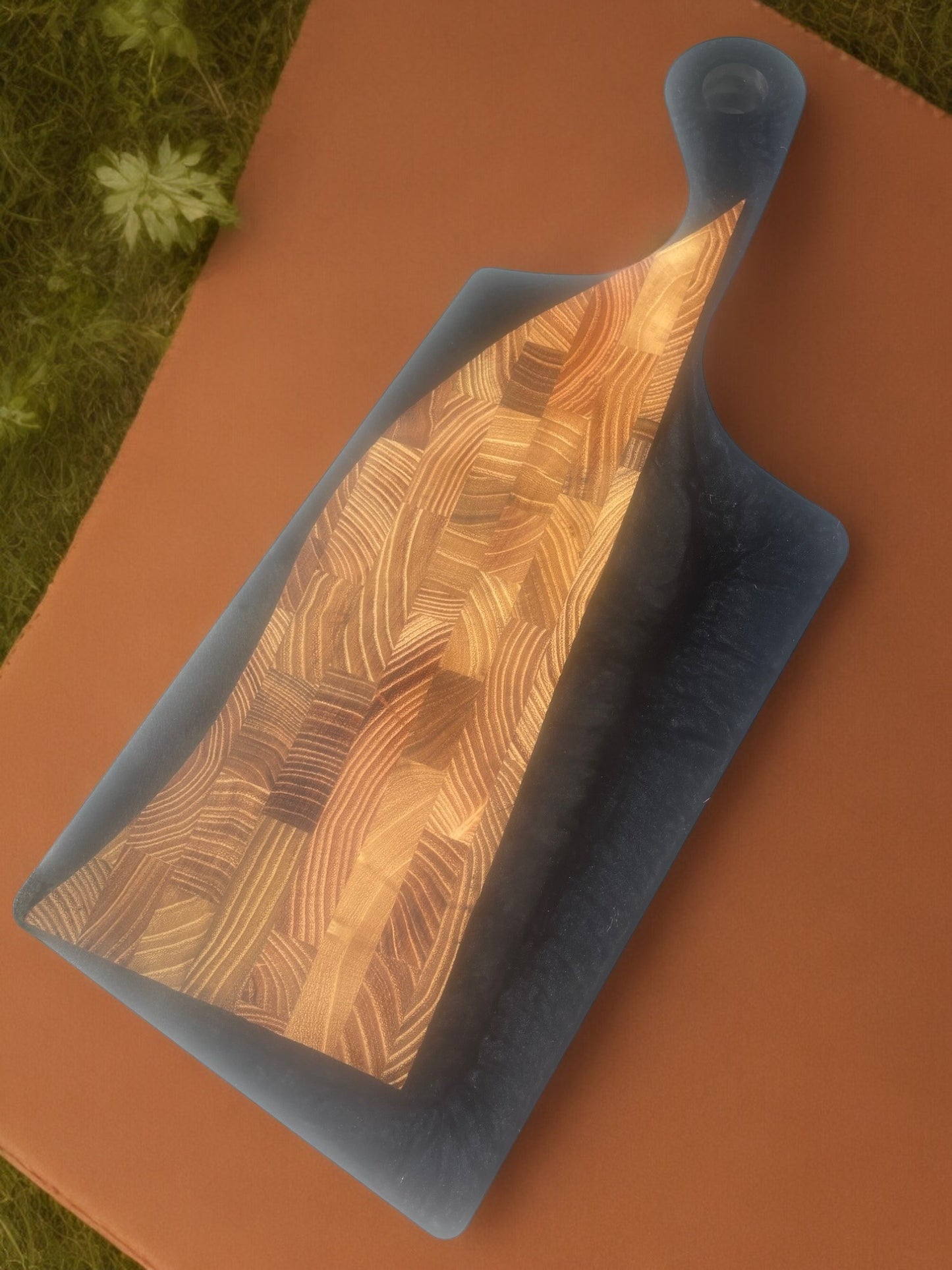 Handcrafted Charcuterie/Cutting Board - Teak Wood