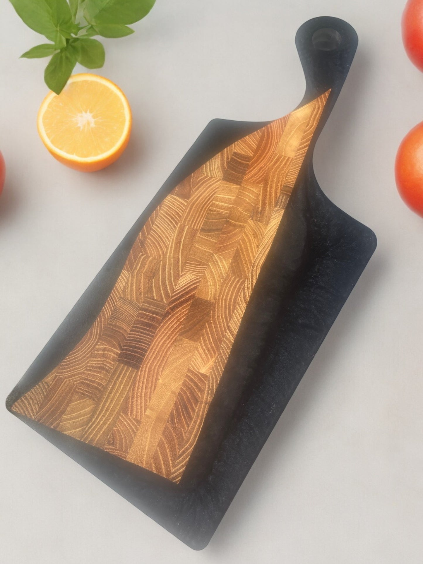 Handcrafted Charcuterie/Cutting Board - Teak Wood