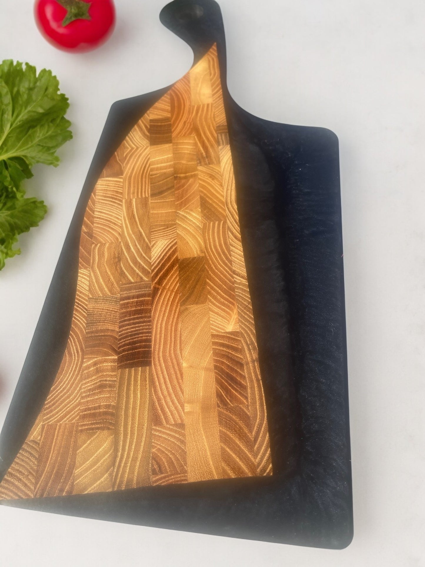 Handcrafted Charcuterie/Cutting Board - Teak Wood