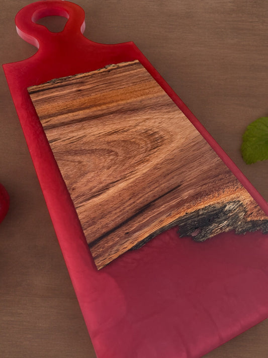 Handcrafted Charcuterie/Cutting Board - Parota Wood