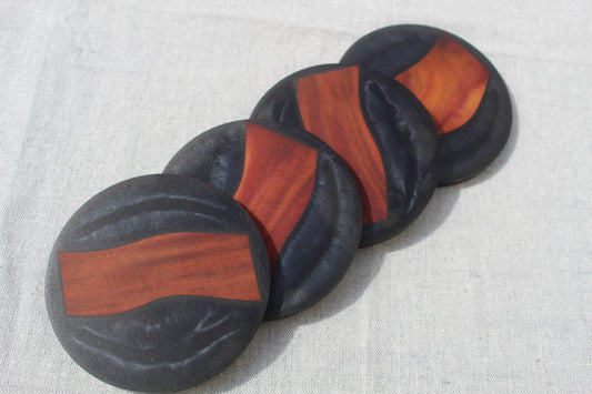 Handcrafted Hawaiian Milo Coasters