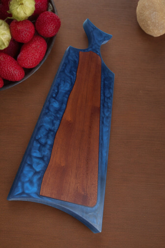 Handcrafted Charcuterie/Cutting Board - African Sapele Wood